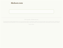 Tablet Screenshot of 4kshoot.com